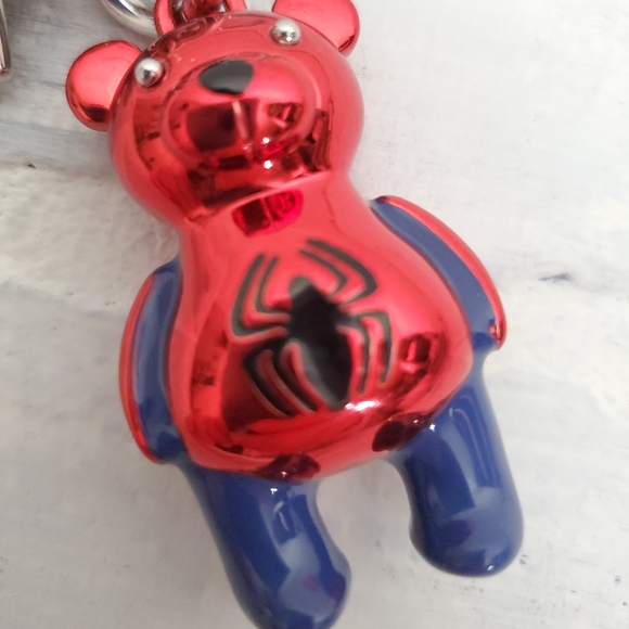 NWT Coach Marvel Spider Man Bear Bag Charm - Picture 2 of 7